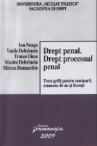 Drept penal Drept procesual penal