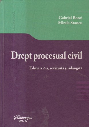 Drept procesual civil, Editie 2015