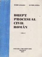 Drept procesual civil roman Volumul
