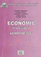 Economie teste-grila Admitere 2004
