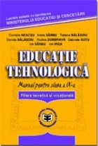 Educatie tehnologica Manual pentru clasa
