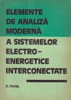 Elemente analiza moderna sistemelor electro