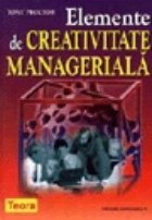 Elemente creativitate manageriala (cod 0583