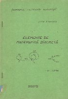 Elemente Matematica Discreta (Stanasila)