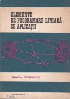 Elemente de programare liniara cu aplicatii