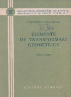 Elemente de transformari geometrice (partea a doua)