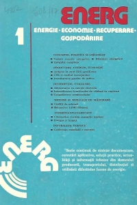 ENERG - Energie. Economie. Recuperare. Gospodarire, Volumul I