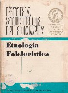 Etnologia. Folcloristica