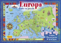 Europa - Carte cu puzzle