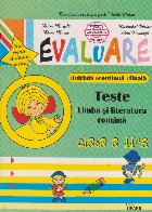 Evaluare initiala, continua, finala. Teste limba si literatura romana. Clasa a II-a