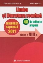 Evaluarea Nationala 2011 Limba literatura