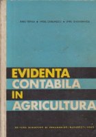 coperta Evidenta contabila in agricultura