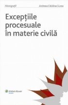 Exceptiile procesuale in materie civila