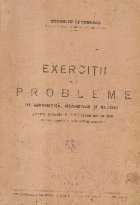 Exercitii probleme aritmetica geometrie algebra