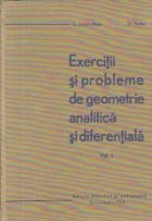 Exercitii probleme geometrie analitica diferentiala