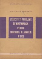 Exercitii probleme matematica pentru concursul