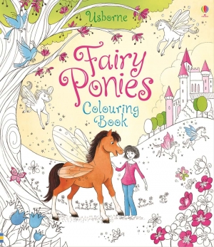Fairy ponies colouring book