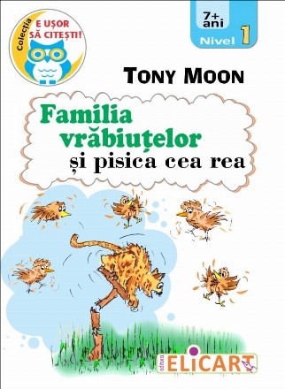 Familia vrăbiuţelor şi pisica cea rea