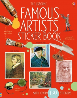 Famous artists sticker book