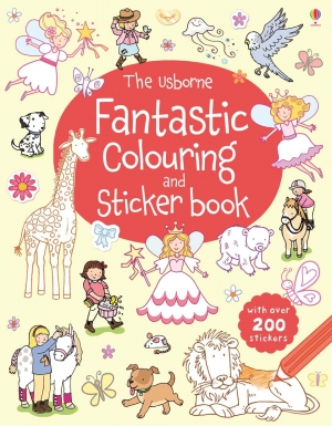 Fantastic colouring and sticker book