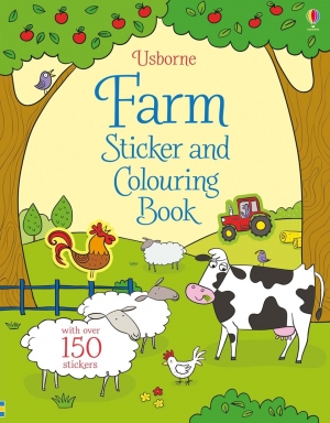 Farm sticker and colouring book