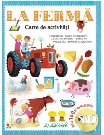 La ferma. Carte de activitati. Peste 100 de autocolante!