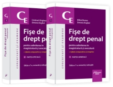 Fişe de drept penal pentru admiterea în magistratură şi avocatură