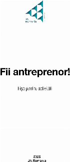 Fii antreprenor fişe pentru activităţi