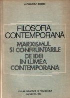 Filozofia contemporana - Marxismul si confruntarile de idei in lumea contemporana