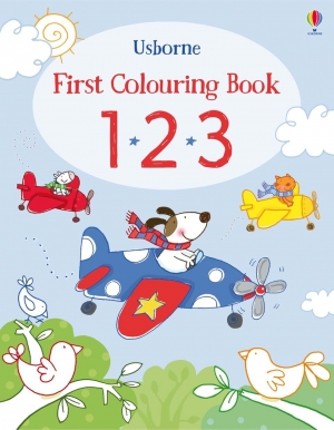 First colouring book 123
