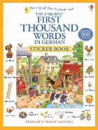 First thousand words German sticker