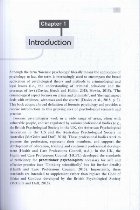 Forensic Psychology