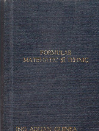 Formular matematic si tehnic
