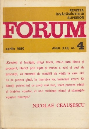 Forum, Nr. 4/1980