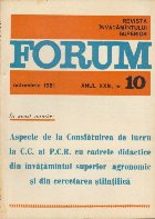 Forum, Nr. 10/1981