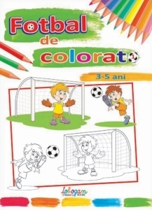Fotbal de colorat, 3-5 ani