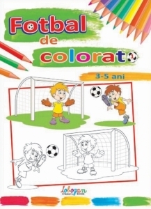 Fotbal de colorat, 3-5 ani