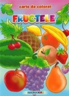 Fructele - carte de colorat (romana-engleza)