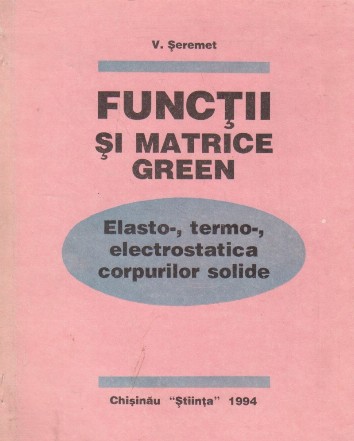 Functii si matrice green