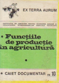 Functiile de productie in agricultura