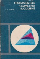 coperta Fundamentele geometriei euclidiene
