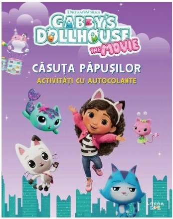 Gabby's Dollhouse - Căsuţa păpuşilor : activităţi cu autocolante