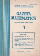 Gazeta matematica 1/1981