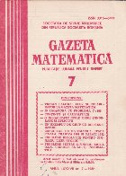 Gazeta Matematica, Nr. 7/1982