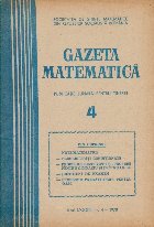 Gazeta Matematica 4/Aprilie 1978