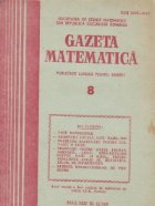Gazeta Matematica August 1989