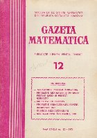 Gazeta Matematica Decembrie 1976