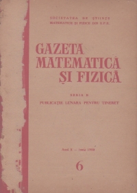 Gazeta matematica si fizica,  6/1959