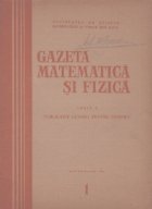 Gazeta matematica fizica 1/1961
