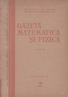 coperta Gazeta matematica si fizica,  2/1961